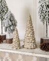 Béžová dekorácia vianočný stromček Christmas Tree 