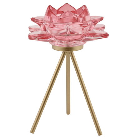 Svietnik FlowerAzu Light Pink