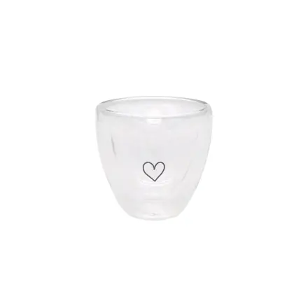 Dvojstenný pohár HeartGlass 100 ml